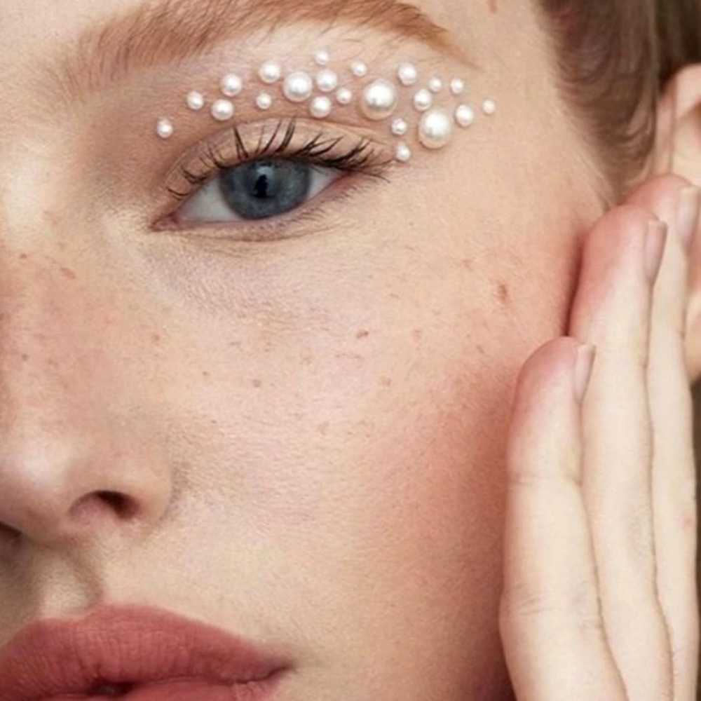 Pearl Face Gem Rhinestones